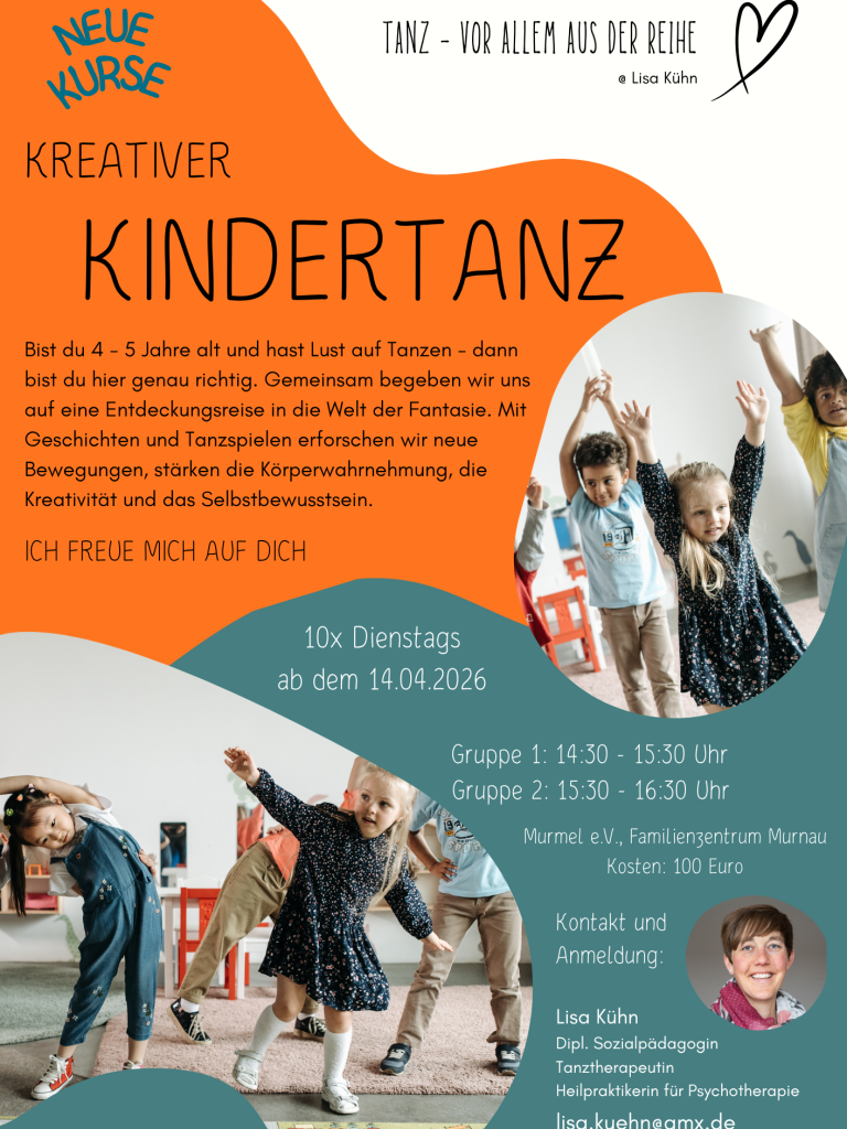 Plakat zum Kindertanz